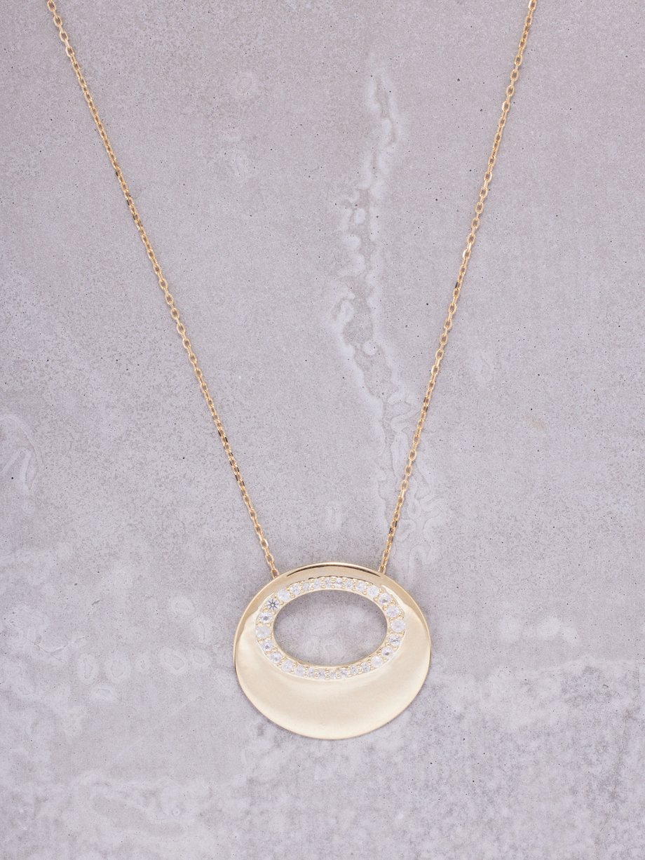 Gigi Crystal 18K Gold Necklace – Beautiful Earth Boutique