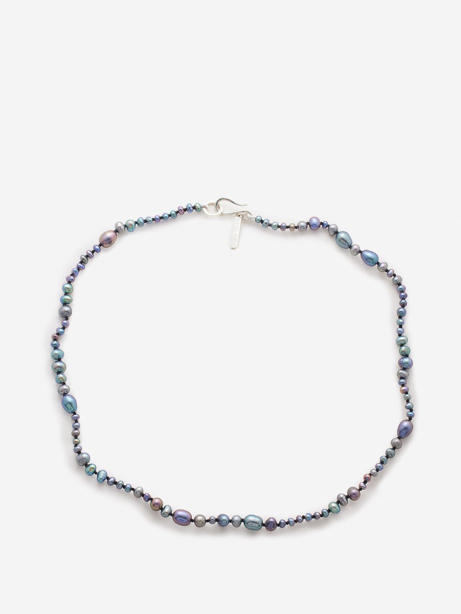 Sophie Buhai Peacock pearl & sterling-silver necklace