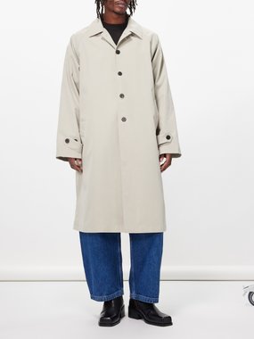 The Frankie Shop Emil gabardine trench coat