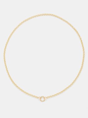 Lucy Delius Belcher-chain 14kt gold necklace