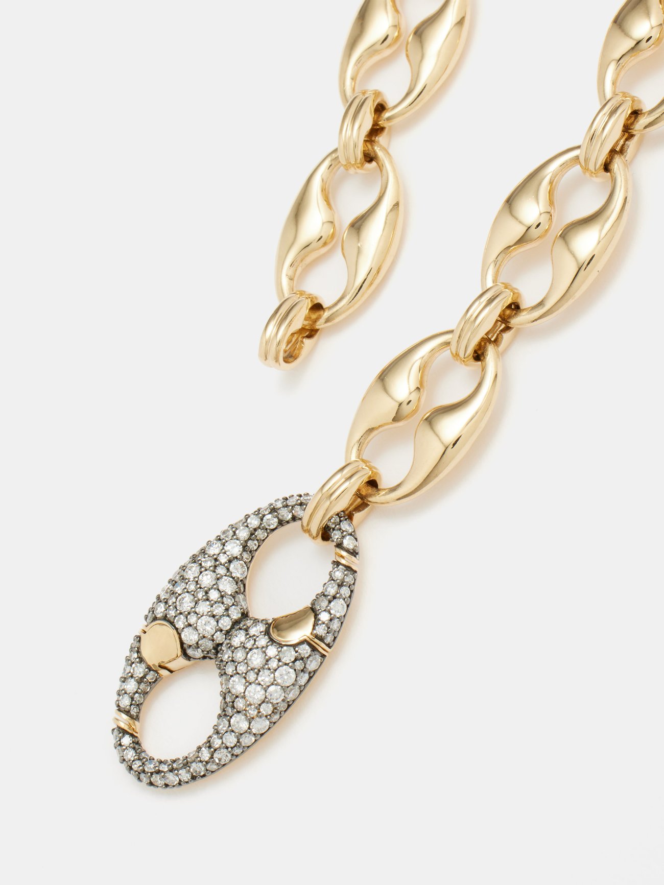 Garnet & Gold Persephone Bead Necklaces — Diamondoodles