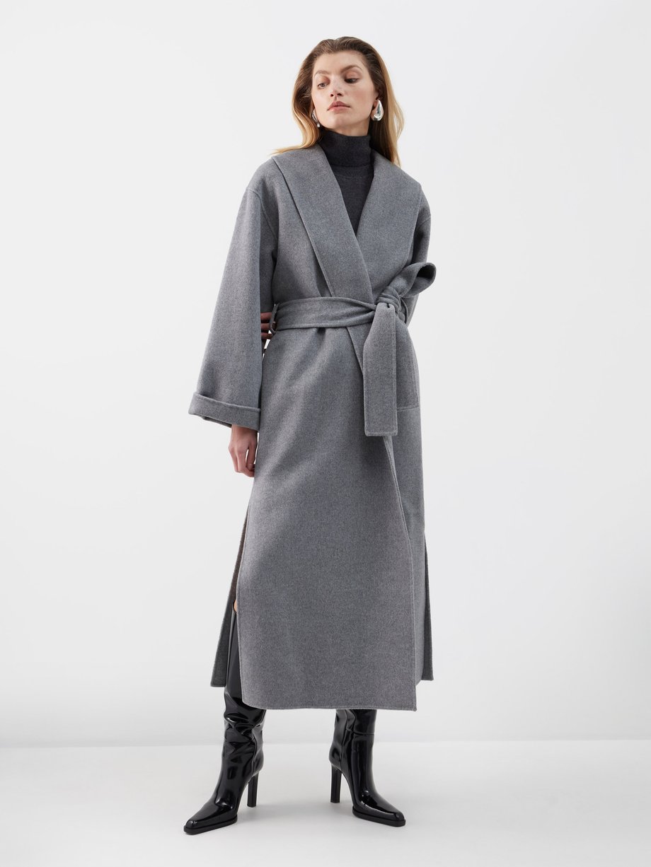 By Malene Birger Trullem double-faced wool wrap coat