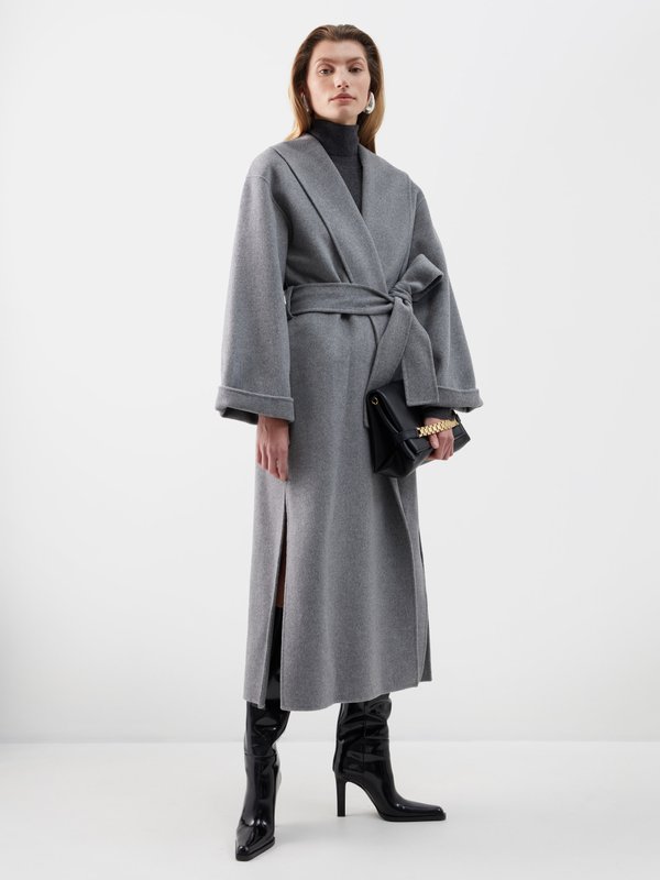 By Malene Birger Trullem double-faced wool wrap coat