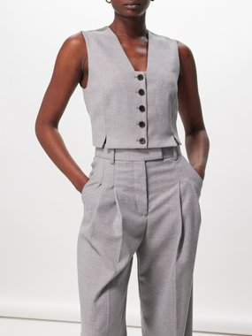 By Malene Birger Bettas twill waistcoat