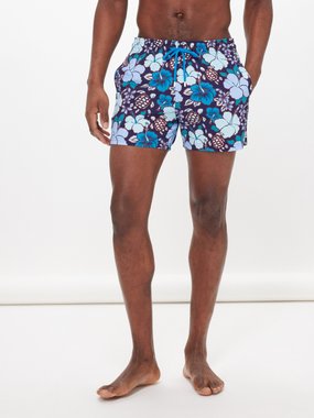 Vilebrequin Moonrise floral-print recycled-blend swim shorts