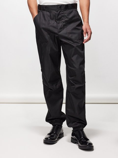 Cotton ripstop cargo pants in black - Acne Studios