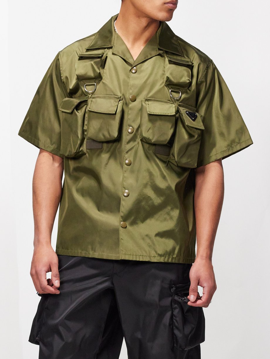 Prada Cargo-pocket Re-Nylon shirt
