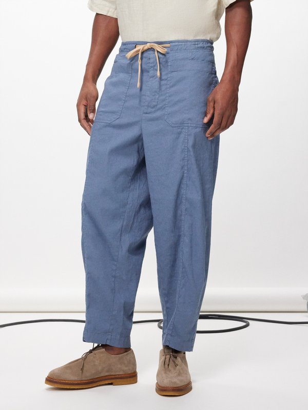 Barena Venezia Cester linen-blend trousers