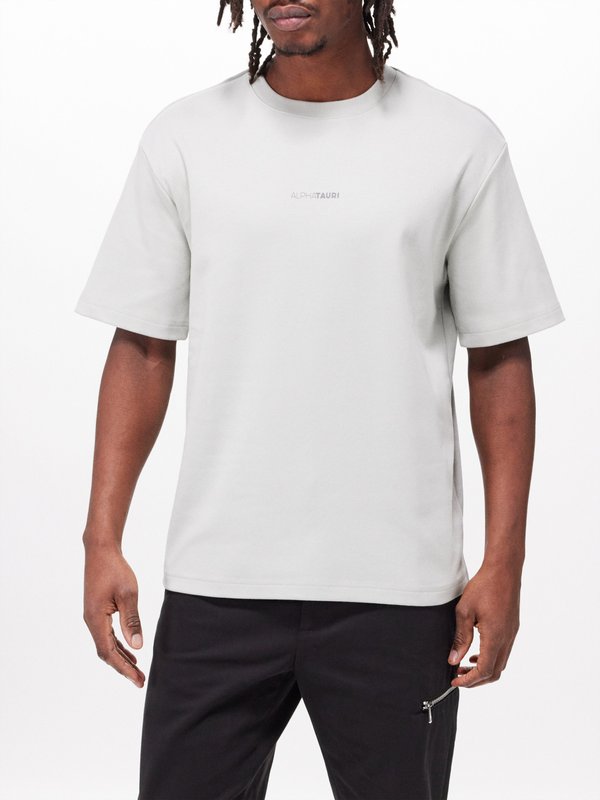 AlphaTauri Janso logo-print cotton-jersey T-shirt
