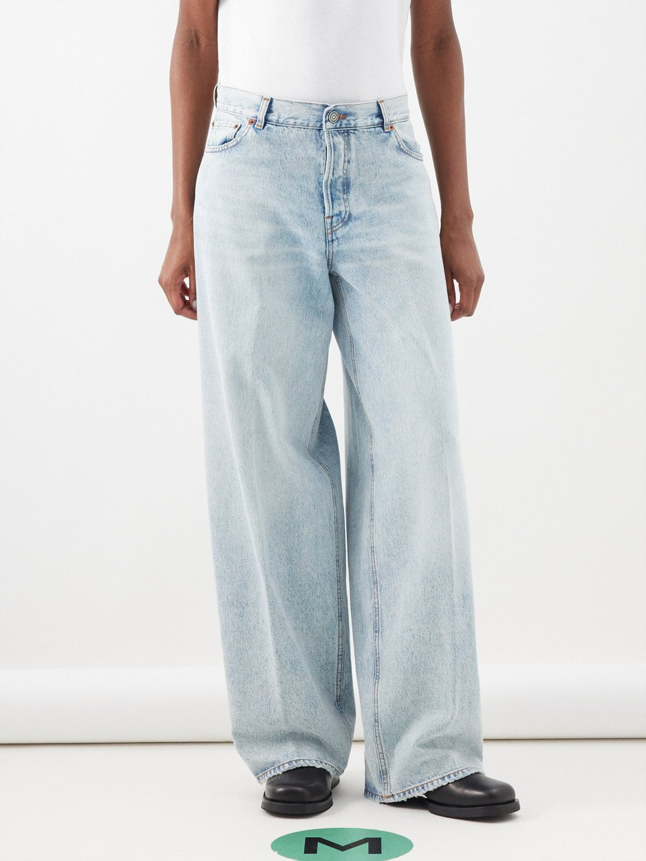 Blue Bethany wide-leg jeans | Haikure | MATCHES UK