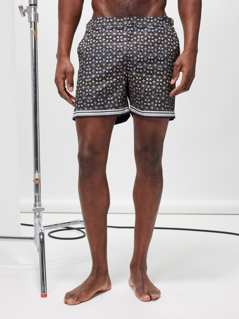 Orlebar Brown Bulldog floral-print recycled-fibre swim shorts