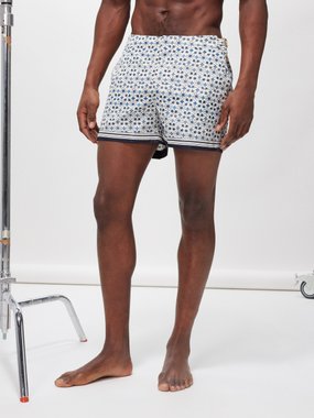 Orlebar Brown Setter floral-print recycled-fibre swim shorts