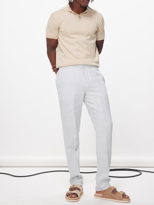 Orlebar Brown Cornell linen trousers