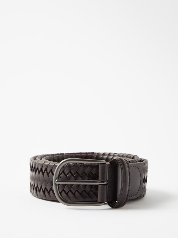 Anderson's Woven elasticated leather belt