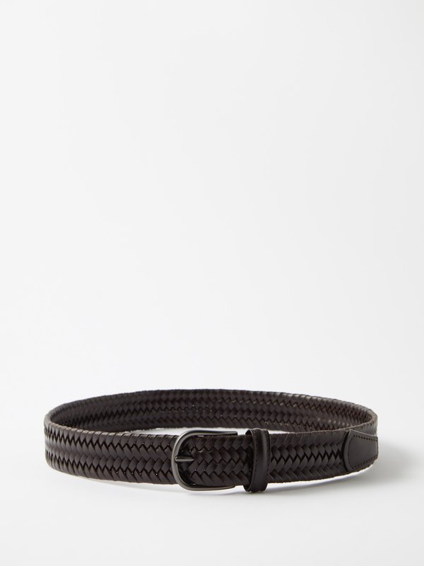 Anderson's Woven elasticated leather belt