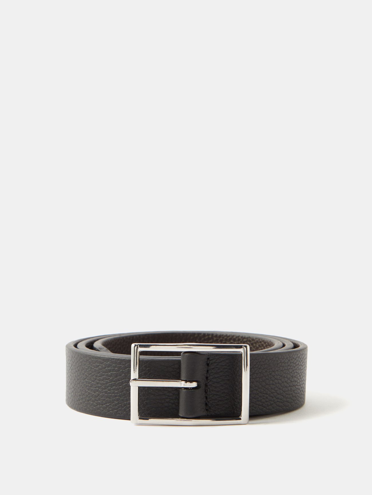 Paul Smith black Grained Leather Belt Bag