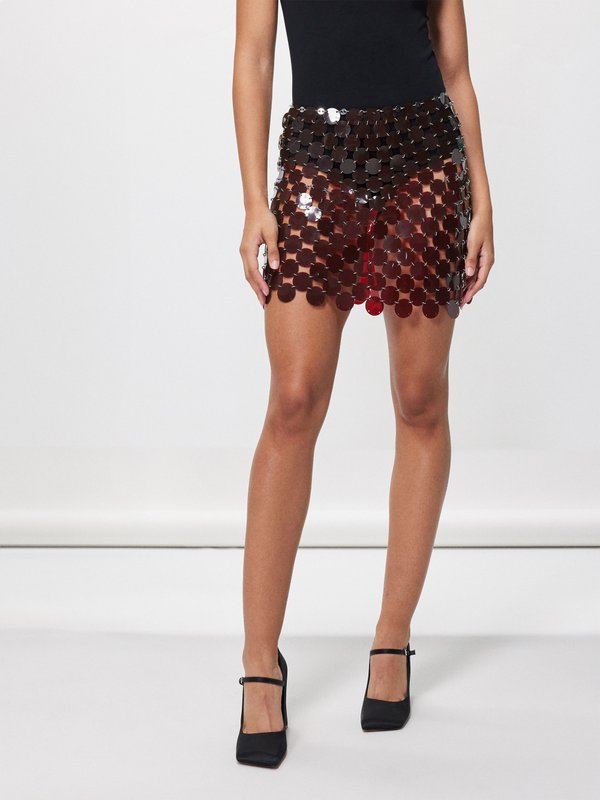 Rabanne Chainmail mini skirt