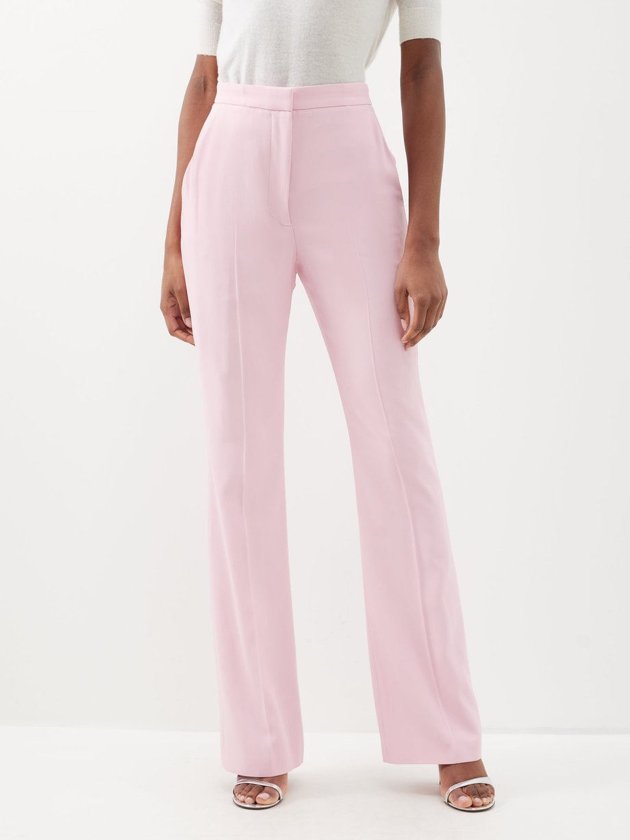 I See Fire Fuschia High Waisted Wide Leg Trouser | Pink Boutique – Pink  Boutique UK