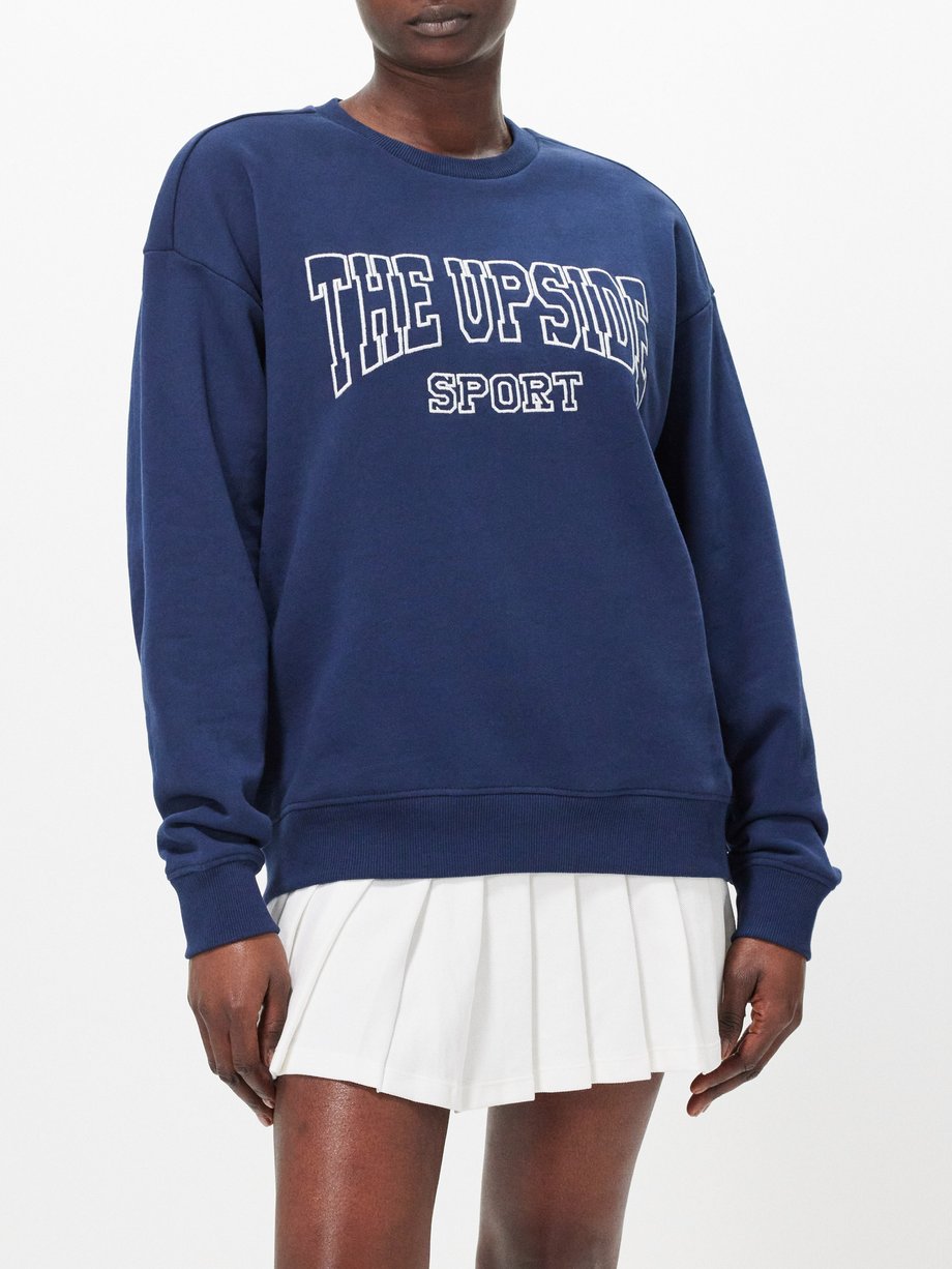 Blue Ivy League Newport organic-cotton sweatshirt | The Upside | MATCHES UK