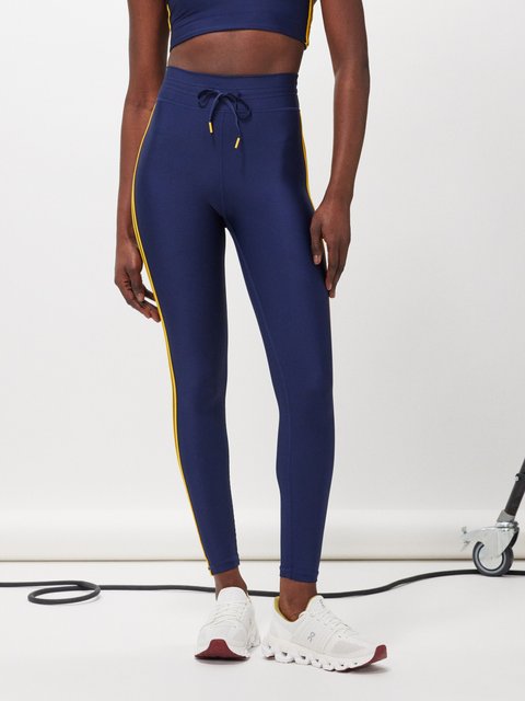lululemon leggings navy blue zip pockets size 6