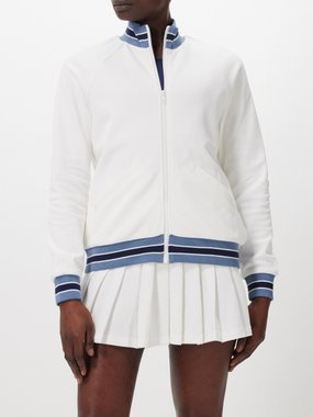 The Upside Bounce Quinn organic-cotton track jacket