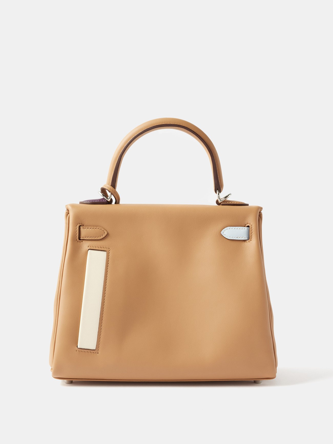 Tan multi Rare Hermès Kelly 25cm Colourmatic handbag