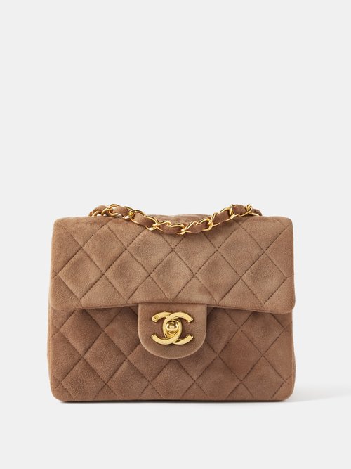 Matches X Sellier Vintage Chanel 2.55 Mini Cross-body Bag In Brown |  ModeSens