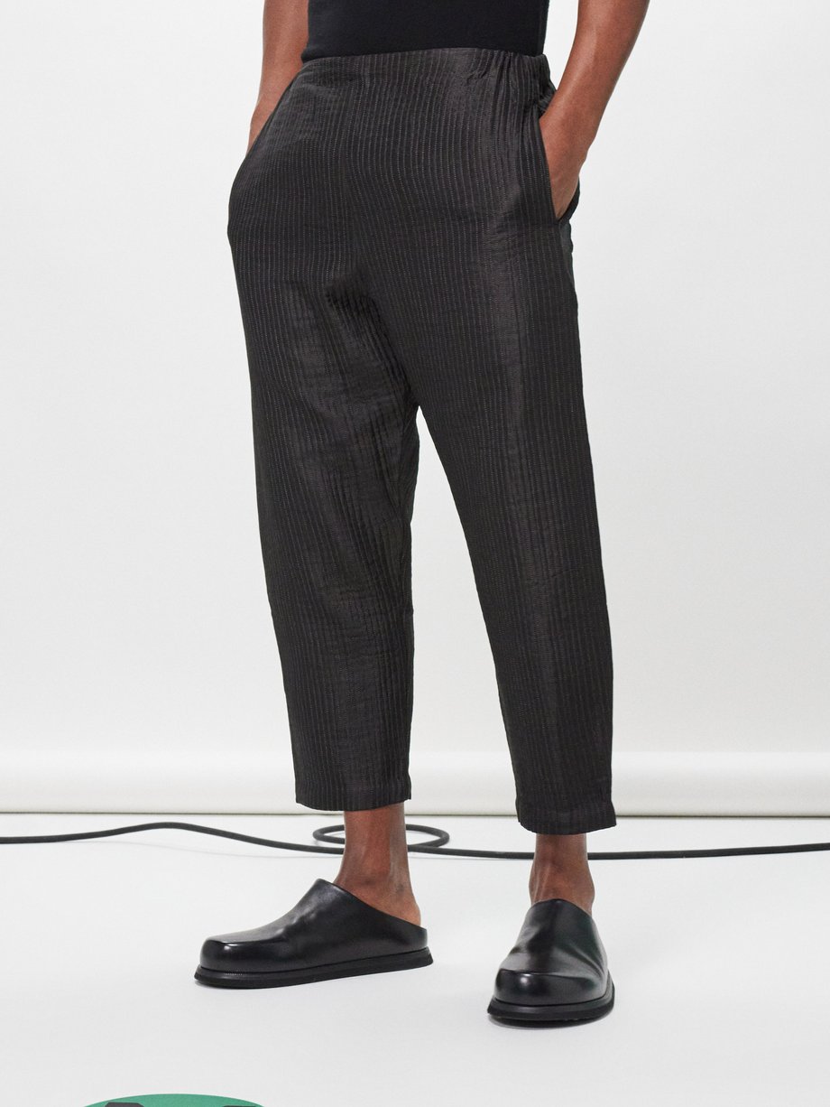 Hermès Red high-rise button detail trousers - size UK 8 Silk ref.986622 -  Joli Closet
