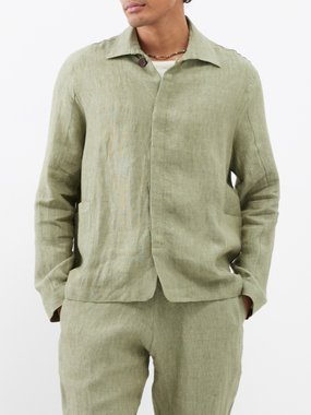 Marané Linen overshirt jacket