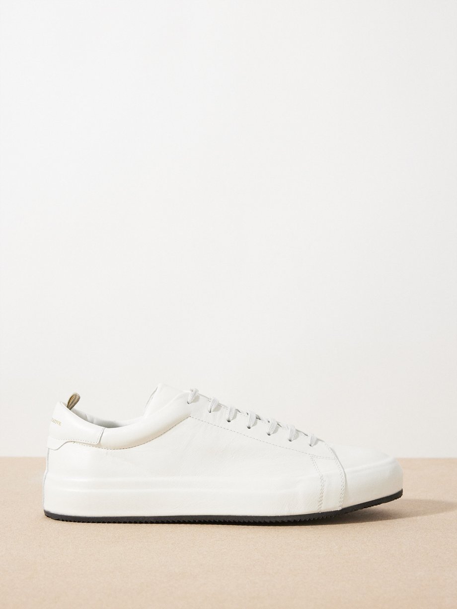 White Easy 001 leather trainers | Officine Creative | MATCHES UK
