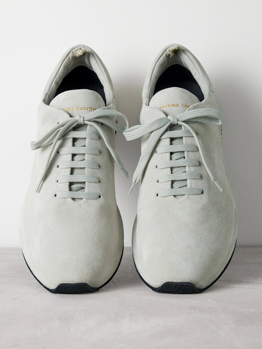 Grey Race 017 suede trainers | Officine Creative | MATCHES UK