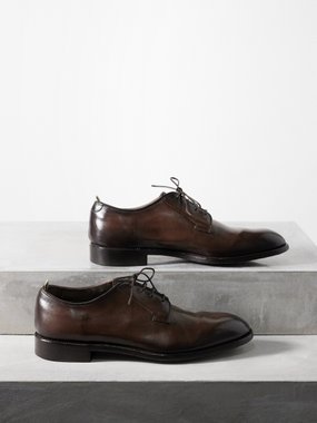 Officine Creative Signature 001 leather Derby shoes