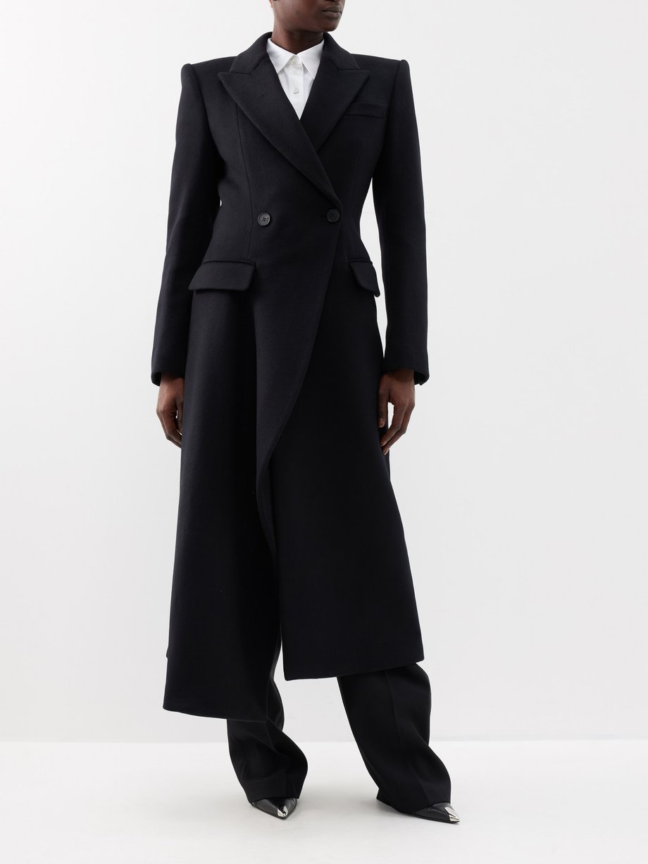 Alexander McQueen Tailored Double-Breasted Long Coat