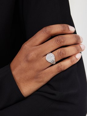 Yvonne Léon Picotti diamond & 9kt white-gold ring