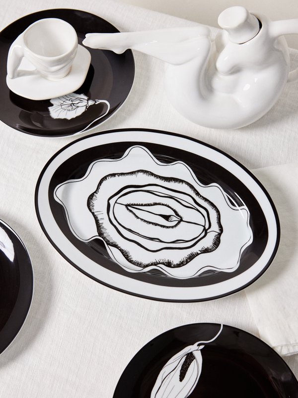 Anissa Kermiche Masturplate porcelain serving platter