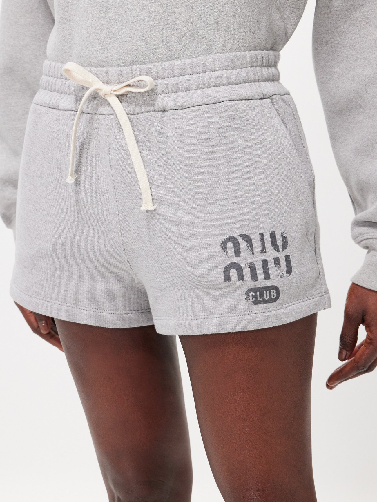Miu Miu Cotton jersey shorts Miu Miu