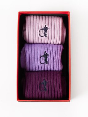 London Sock Company Pack of three Simply Sartorials cotton-blend socks