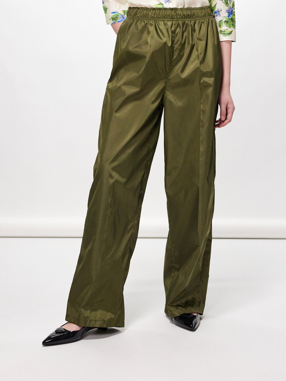 Loose nylon trousers with contrasting stripes :: LICHI - Online fashion  store