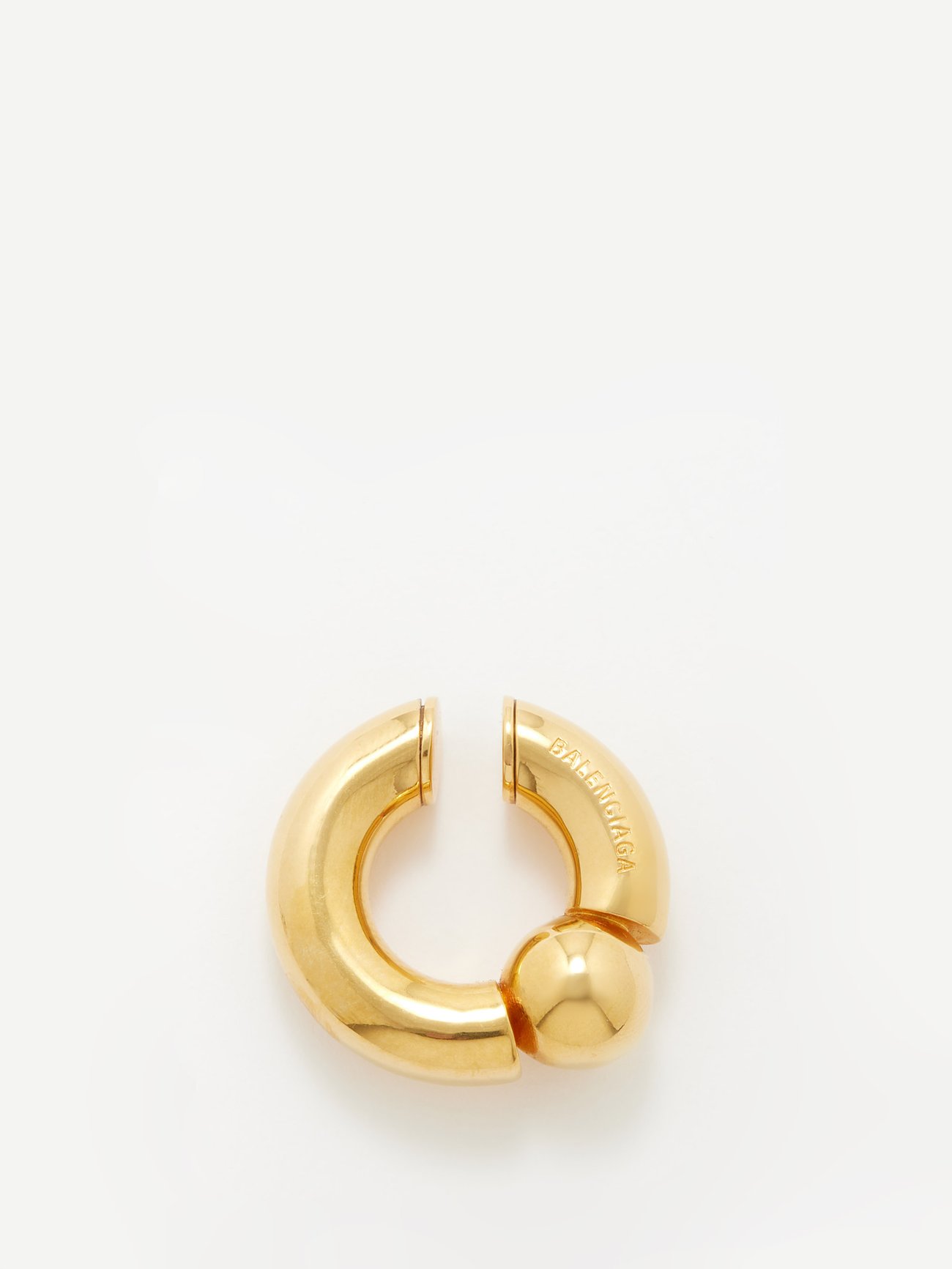 Gold Mega ear cuff | Balenciaga | MATCHES UK