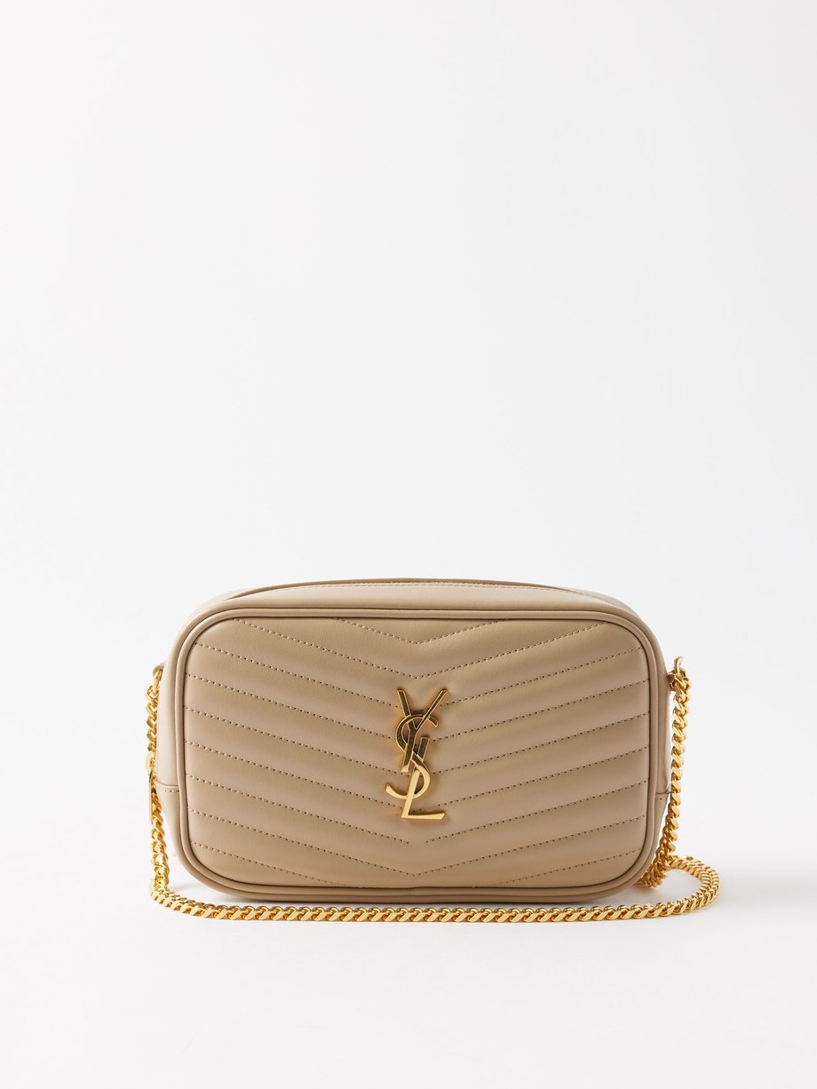 Saint Laurent Lou Mini Ysl-logo Quilted-leather Cross-body Bag in