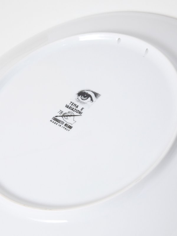 Fornasetti Tema e Variazioni n.78 porcelain decorative plate