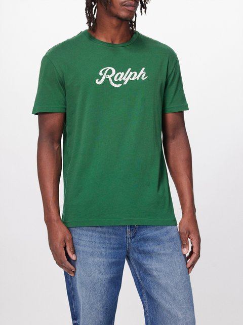 Green Logo-print cotton-jersey T-shirt | Polo Ralph Lauren