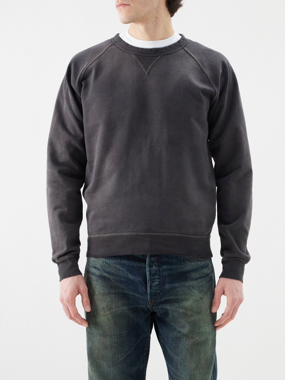 RRL Raglan-sleeve cotton-jersey sweatshirt