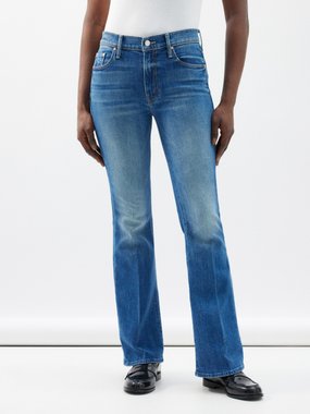 MOTHER The Weekender flared-leg jeans