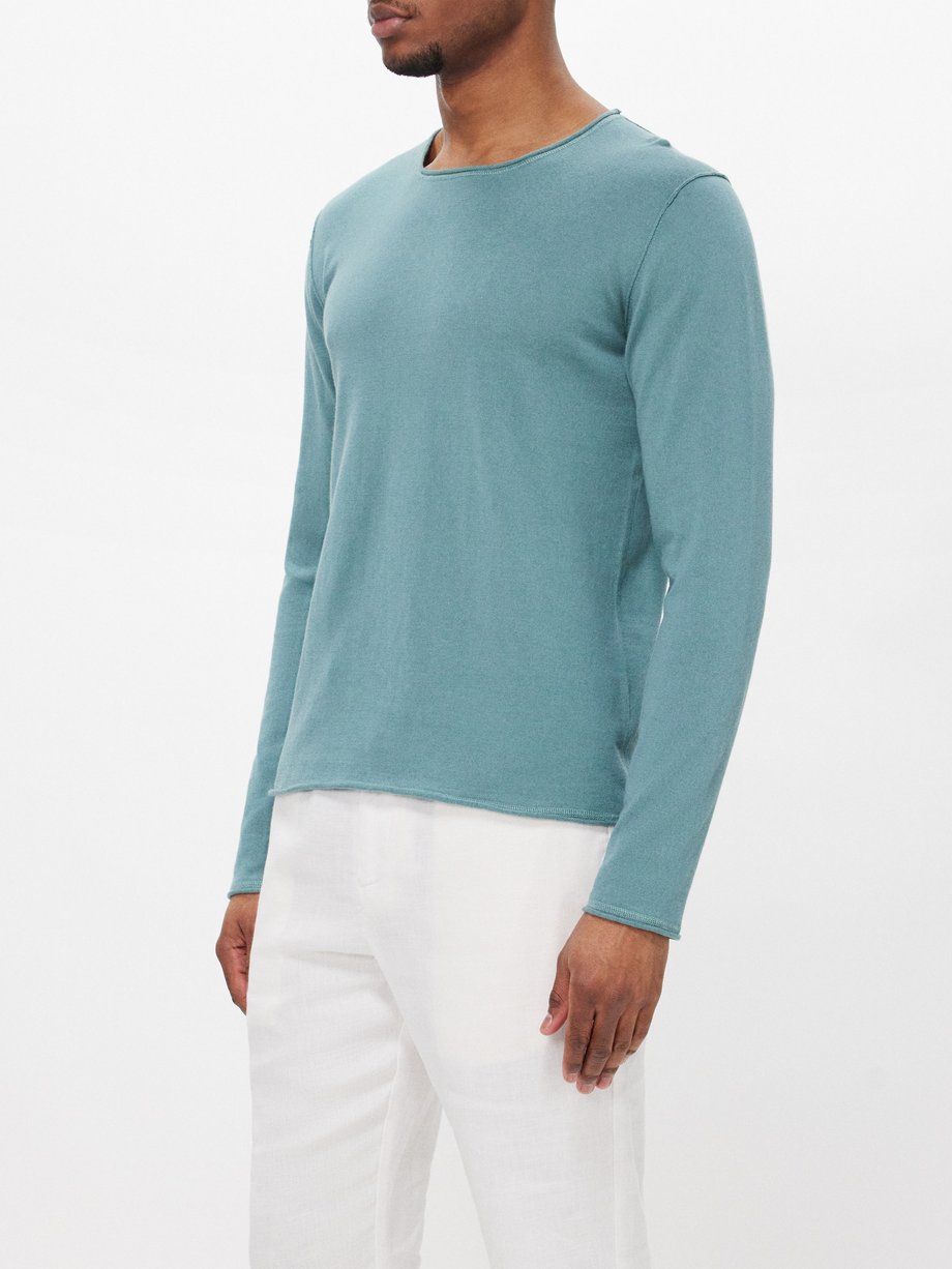 Hartford Supima cotton-blend crew-neck sweater