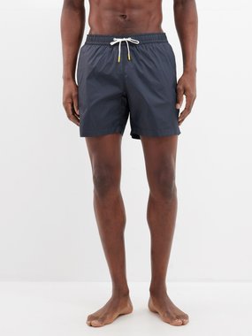 Hartford Garment-dyed swim shorts