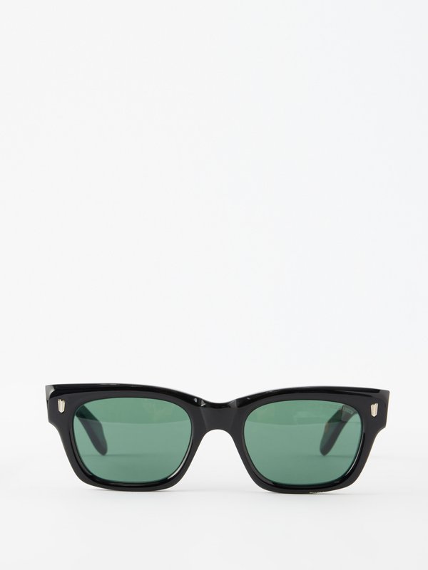 Cutler And Gross 1391 rectangular acetate sunglasses
