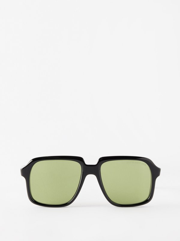 Cutler And Gross 1397 square acetate sunglasses
