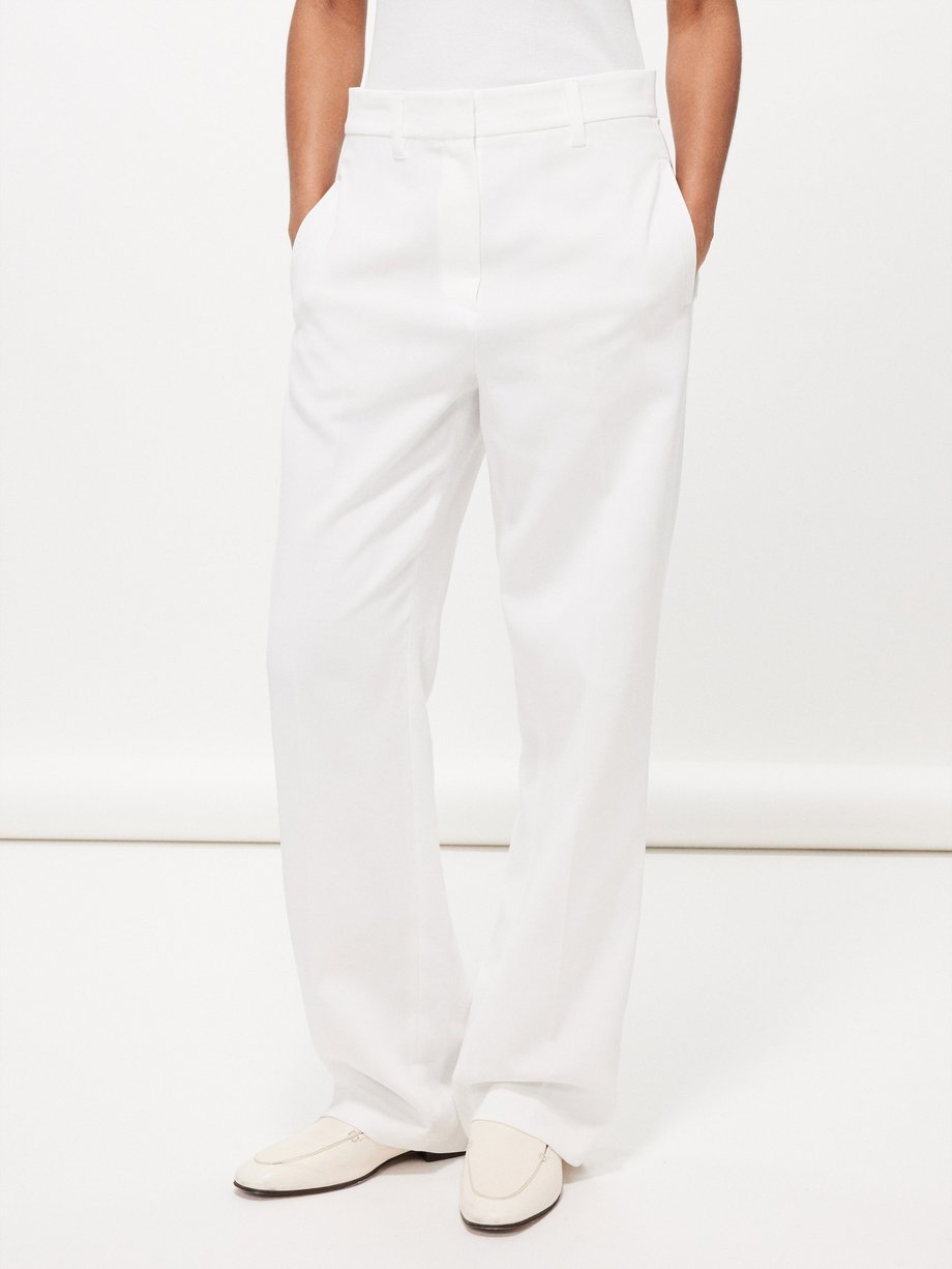 Hybrid & Company Womens Super Comfy Flat Front Stretch Trousers Pants -  Walmart.com