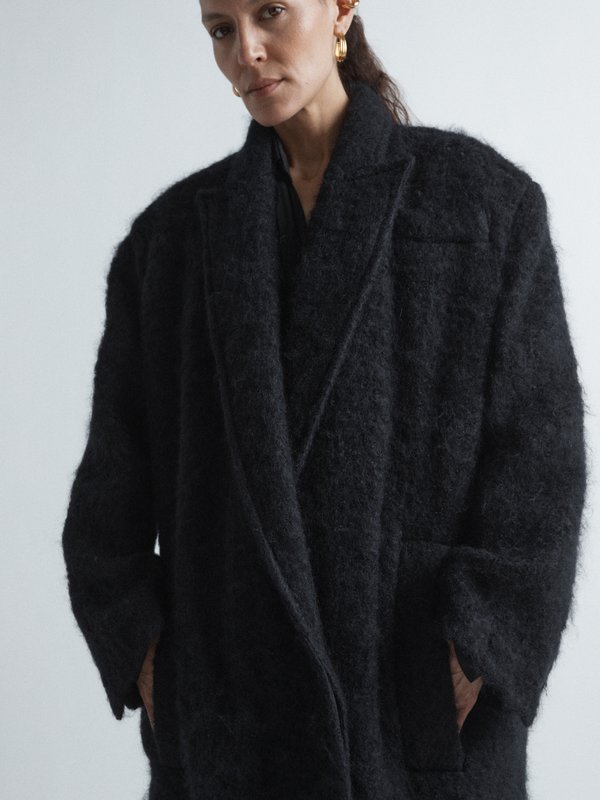 Raey Oversized mohair and wool-blend overcoat